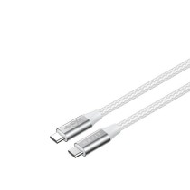 USB-C zu USB-C-Kabel Havit CB6290 Weiß Grau 1 m