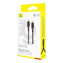 USB-C zu USB-C-Kabel Baseus P10377803U01-03 Schwarz Rot 2 m