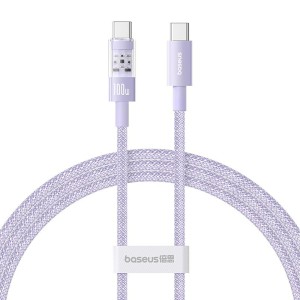 USB-C zu USB-C-Kabel Baseus P10373000511-00 Purpur 1 m