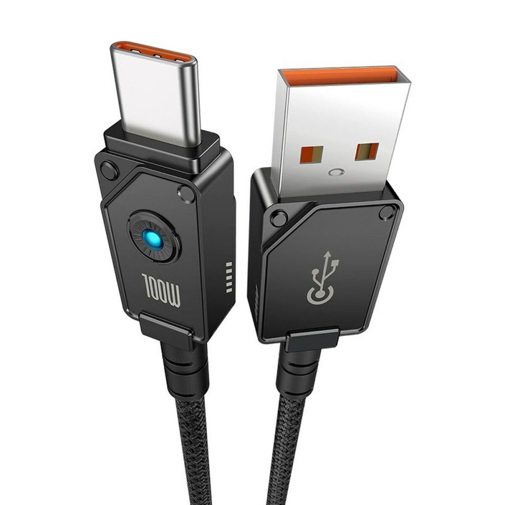 USB A zu USB-C-Kabel Baseus P10355801111-00 Schwarz 1 m
