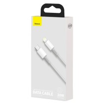 Câble USB-C vers Lightning Baseus CATLGD-02 Blanc 1 m