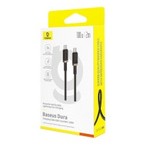 USB-C zu USB-C-Kabel Baseus P10377803U01-02 Schwarz Gold 2 m