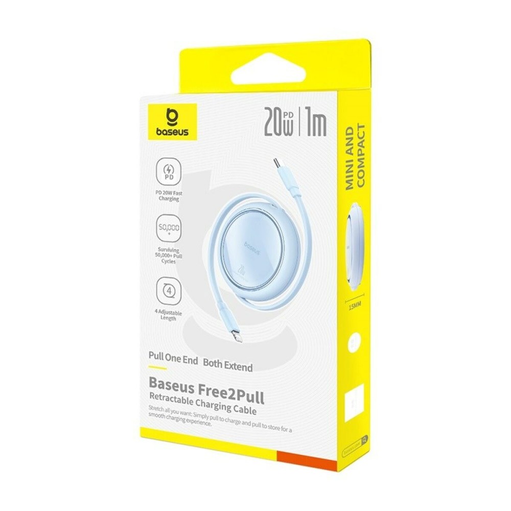 Câble USB-C vers Lightning Baseus P10364501311-00 Bleu 1 m