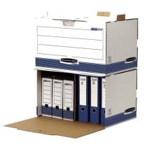 File Box Fellowes Blue White 5 Units (33,5 x 55,7 x 38,9 cm)