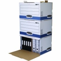 File Box Fellowes Blue White 5 Units (33,5 x 55,7 x 38,9 cm)