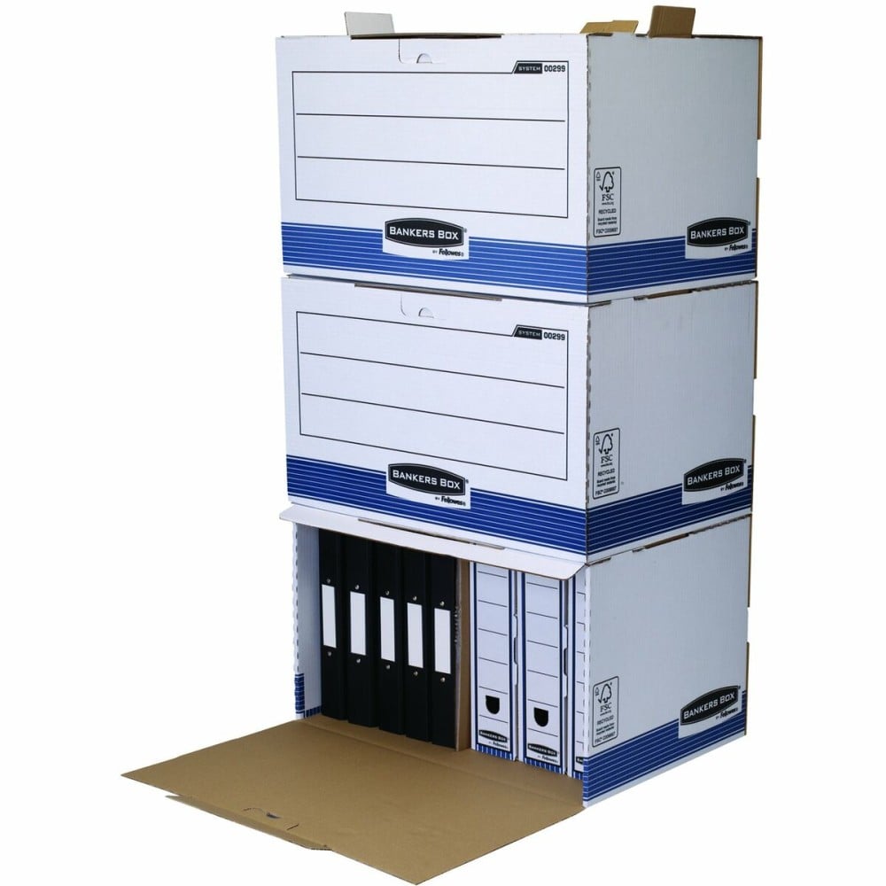 Datei-Box Fellowes Blau Weiß 5 Stück (33,5 x 55,7 x 38,9 cm)