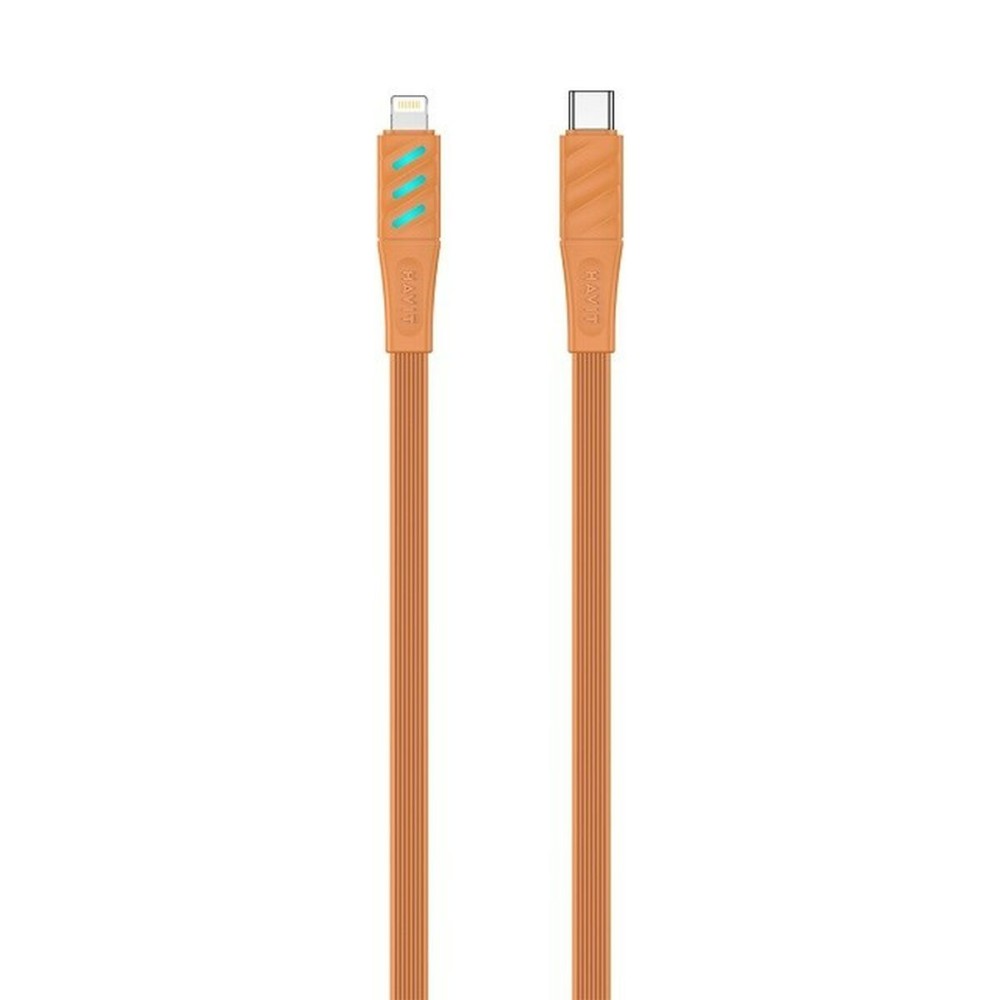 USB-C to Lightning Cable Havit CB6255 Orange 1 m