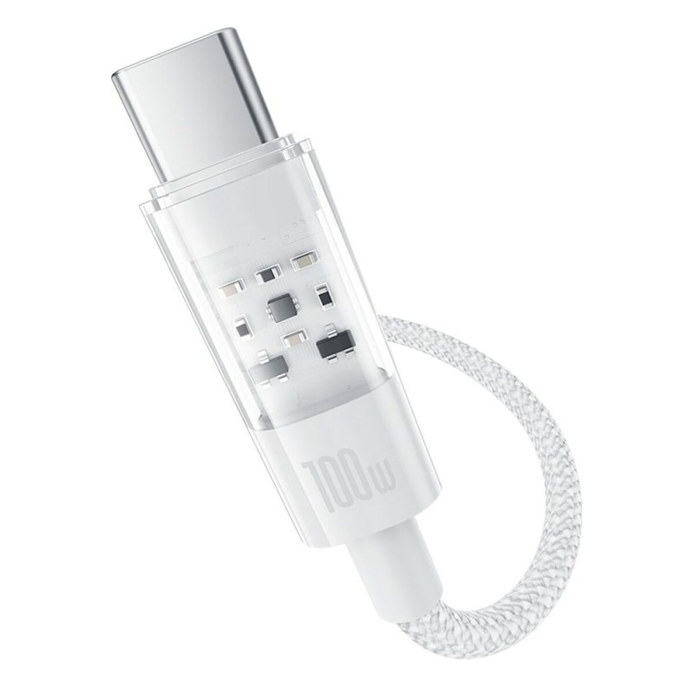 USB-C zu USB-C-Kabel Baseus P10373000211-00 Weiß 1 m