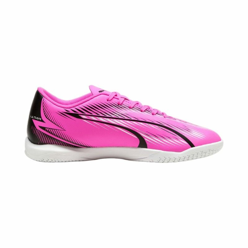 Hallenfußballschuhe für Erwachsene Puma Ultra Play Weiß Dunkelrosa Unisex