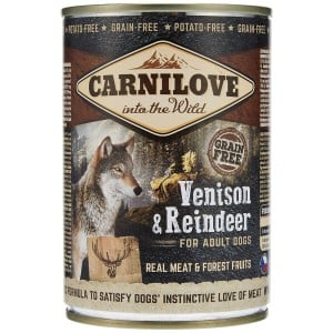 Wet food Carnilove Wild Wet Venison & Reindeer Deer Reindeer 400 g