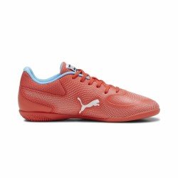 Hallenfußballschuhe für Kinder Puma Truco II Active Weiß Rot Für Kinder Unisex