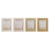 Fotorahmen Home ESPRIT Braun Beige Kristall polystyrol Scandi (4 Stück)