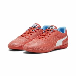 Children's Indoor Football Shoes Puma Truco II Active White Red Children's Unisex