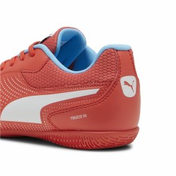 Hallenfußballschuhe für Kinder Puma Truco II Active Weiß Rot Für Kinder Unisex