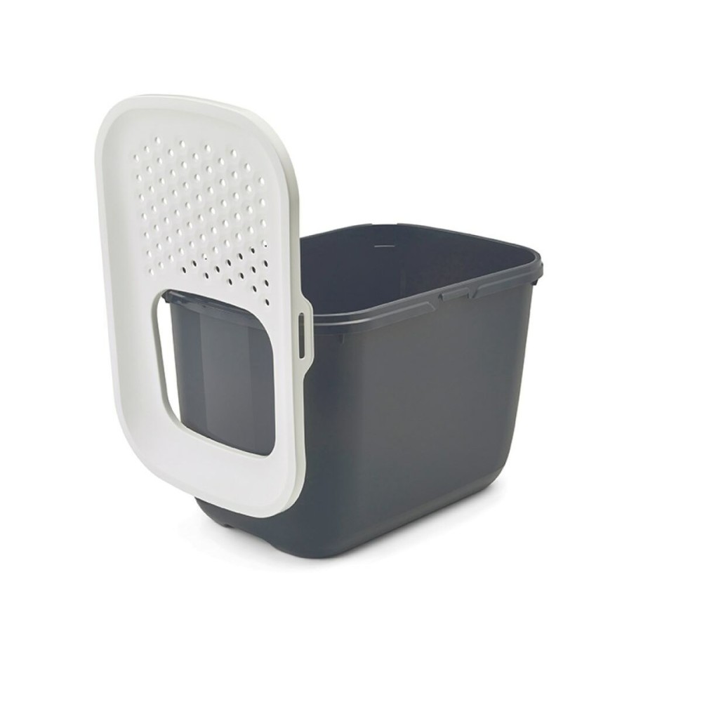 Bac à litière pour chats Vadigran Blanc Anthracite Plastique