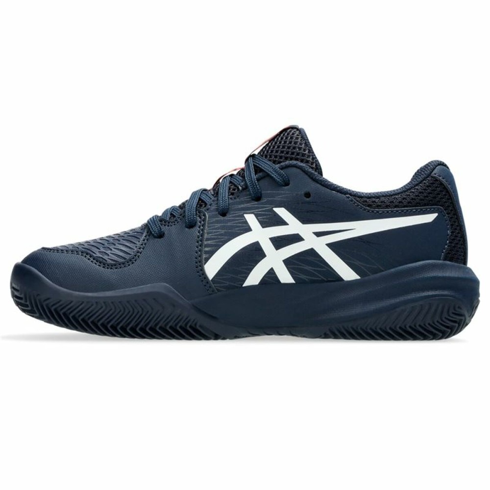 Women's Tennis Shoes Asics Gel-Resolution X Gs Clay Black Dark blue
