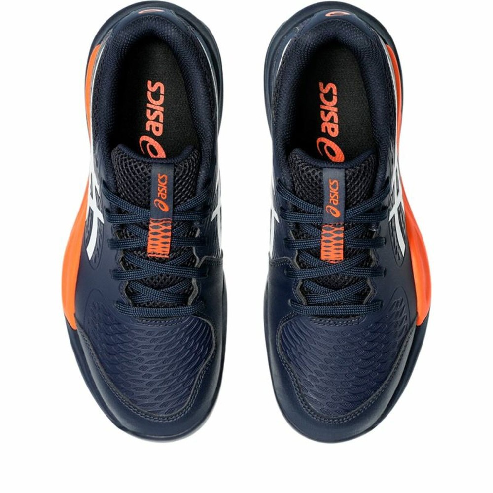 Women's Tennis Shoes Asics Gel-Resolution X Gs Clay Black Dark blue