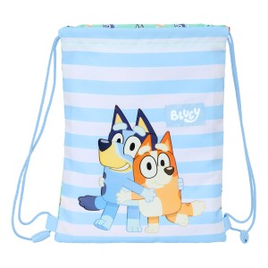 Rucksacktasche mit Bändern Bluey Sisters grün 26 x 34 x 1 cm