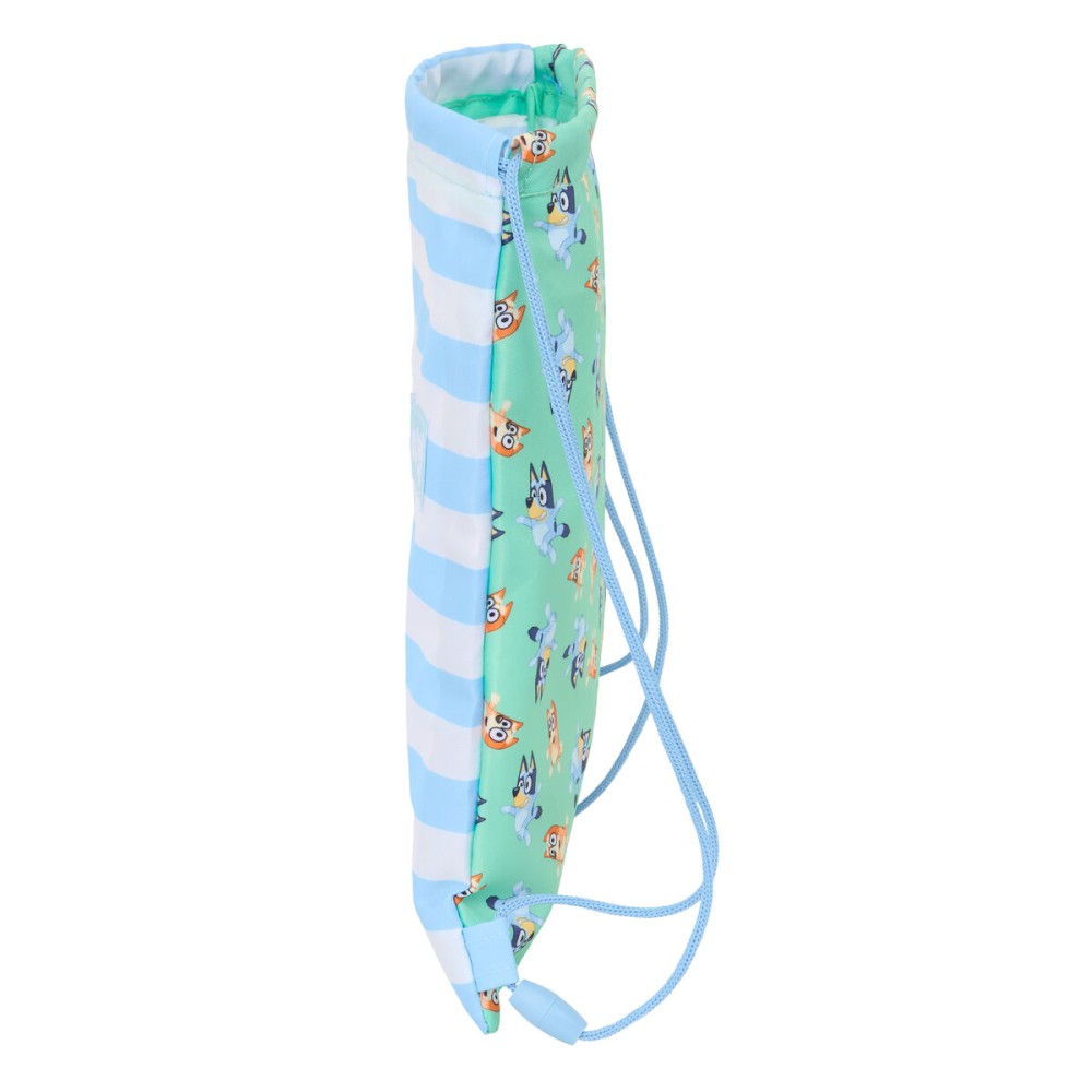 Sac à dos serré par des ficelles Bluey Sisters Vert 26 x 34 x 1 cm
