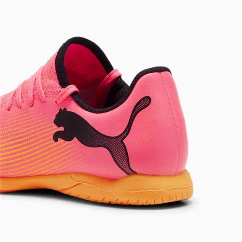 Chaussures de Futsal pour Enfants Puma Future 7 Play Orange Enfant Unisexe