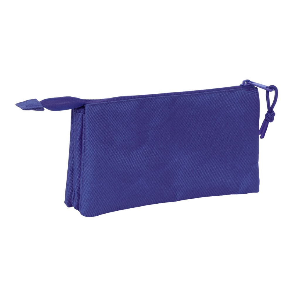 Dreifaches Mehrzweck-Etui Atlético Madrid Dunkelblau 22 x 12 x 3 cm