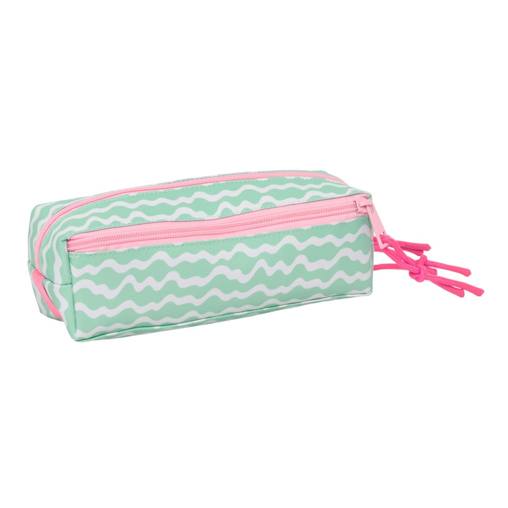 Dreifaches Mehrzweck-Etui Lilo & Stitch Ice cream Rosa 22 x 8,5 x 6 cm