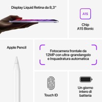 Tablet Apple mini Octa Core 4 GB RAM 64 GB Grau 8,3"