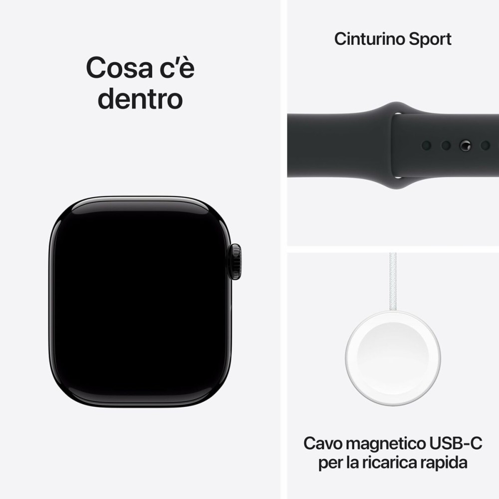 Montre intelligente Apple MWWF3QL/A 42 mm Noir