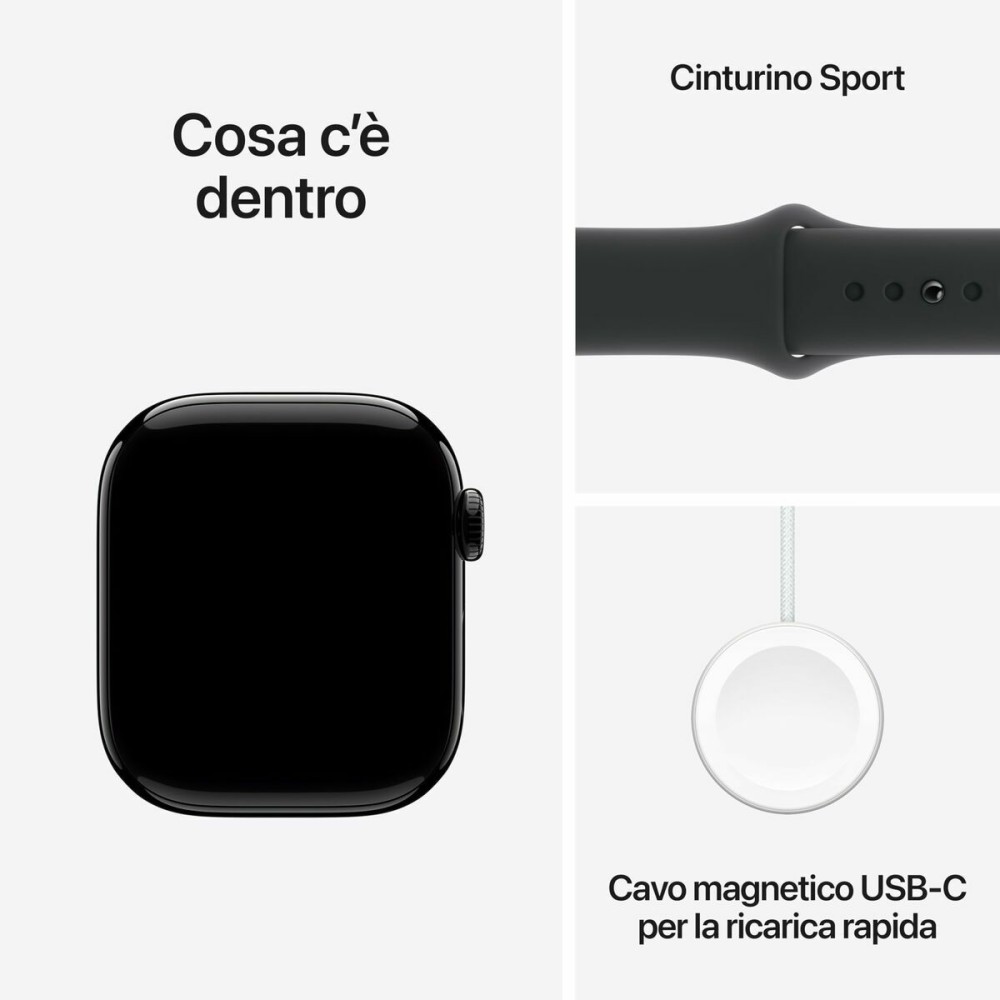Montre intelligente Apple MWWF3QL/A 42 mm Noir