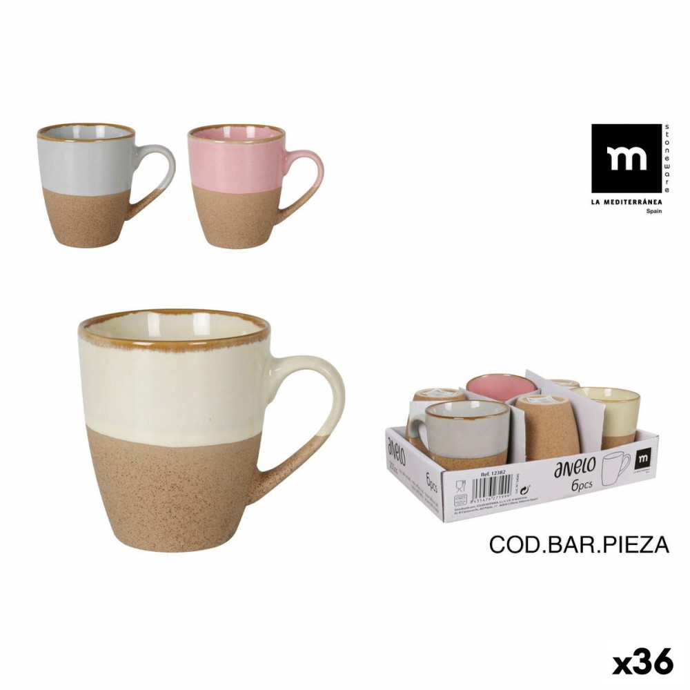 Tasse Kaffee und Tee La Mediterránea Anelo 200 ml (36 Stück)