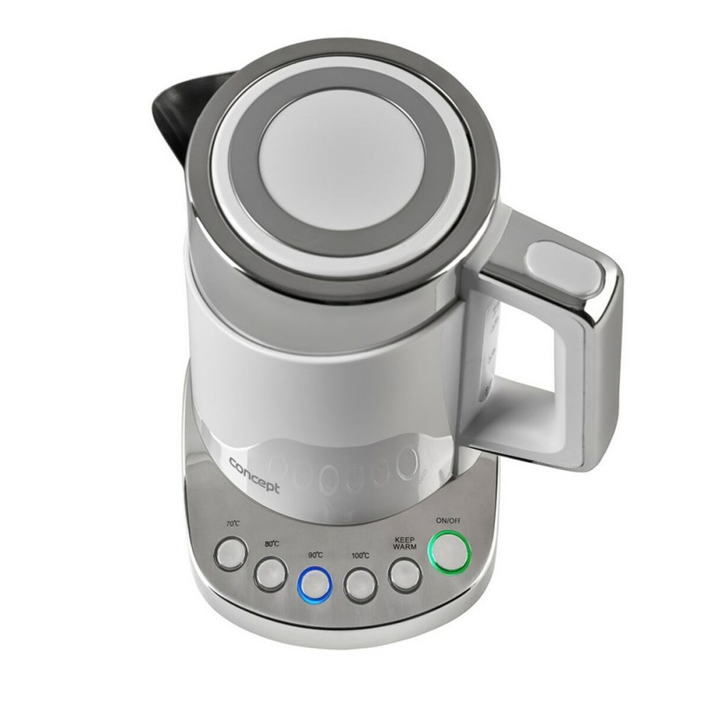 Wasserkocher Concept RK3170 Weiß plástico,acero inoxidable 2200 W 1,7 L