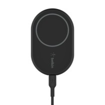 Kabelloses Ladegerät mit Handyhalterung Belkin WIC004BTBK Schwarz 10 W (1 Stück)
