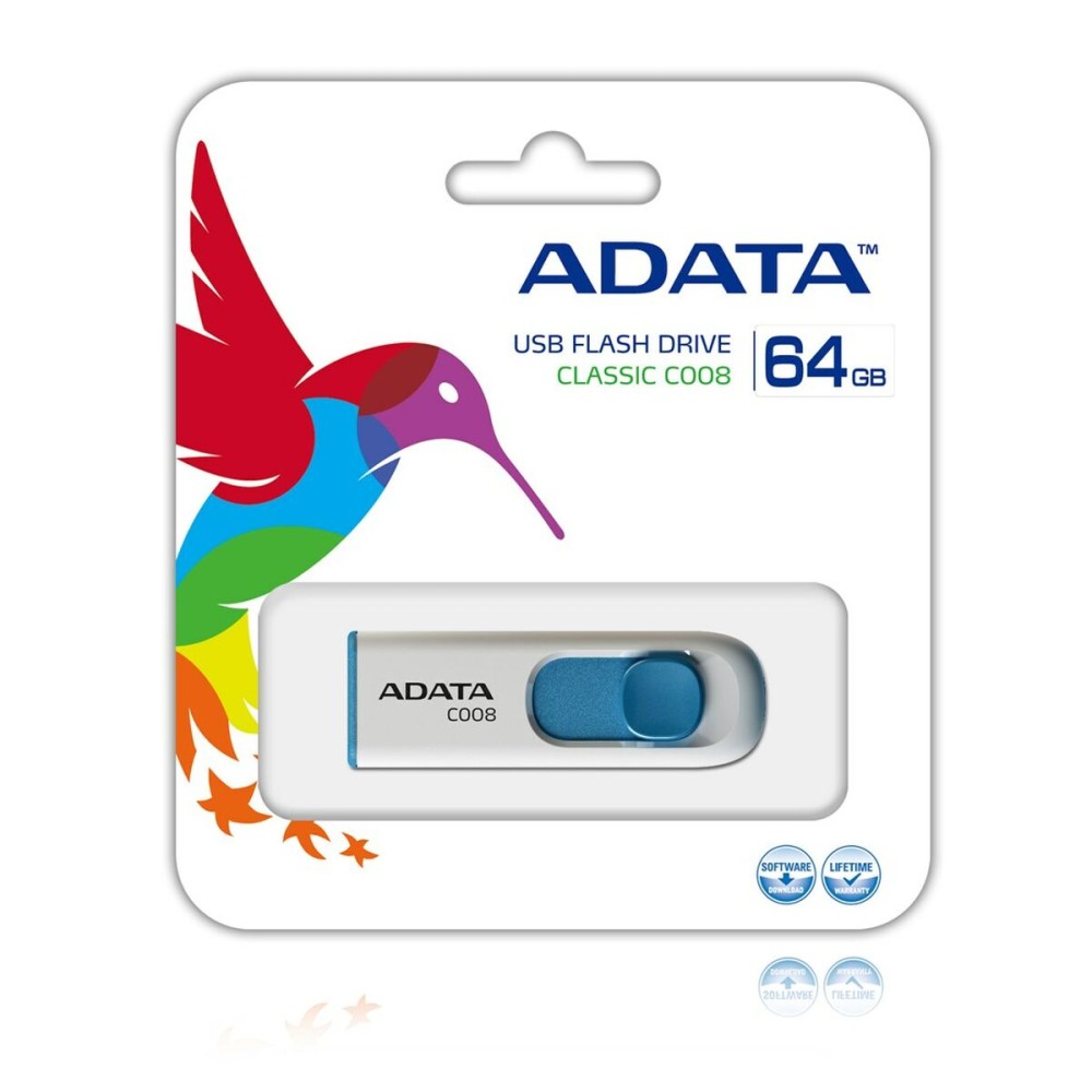 USB Pendrive Adata 64GB C008 Blau 64 GB