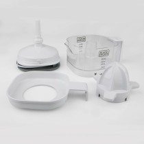 Elektrischer Entsafter Black & Decker BXCJ25E Weiß Grau 25 W 350 ml