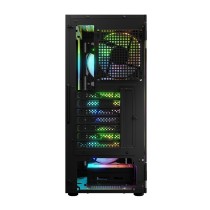 ATX Semi-Tower Gehäuse Logic PORTOS ARGB Weiß Schwarz