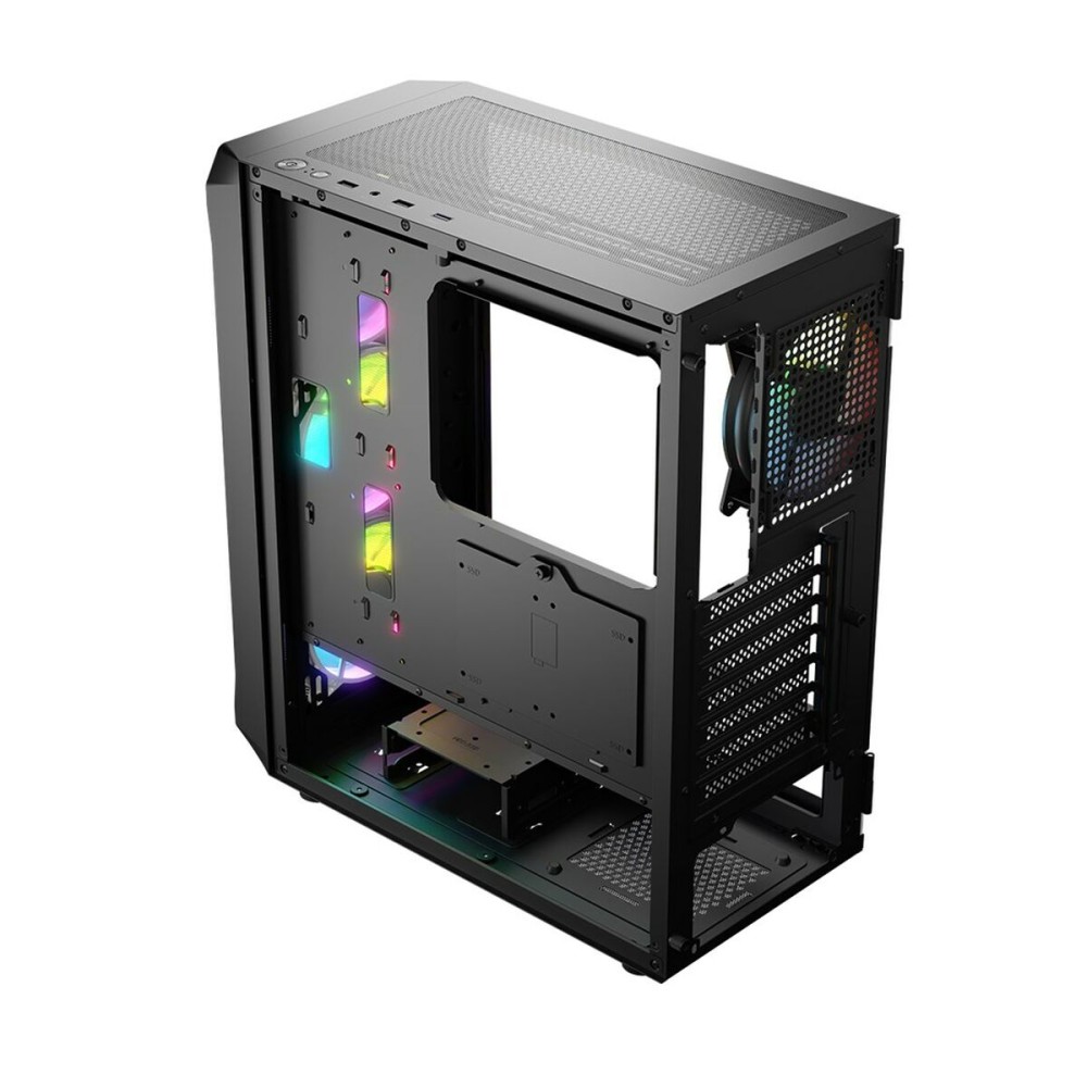 ATX Semi-Tower Gehäuse Logic PORTOS ARGB Weiß Schwarz