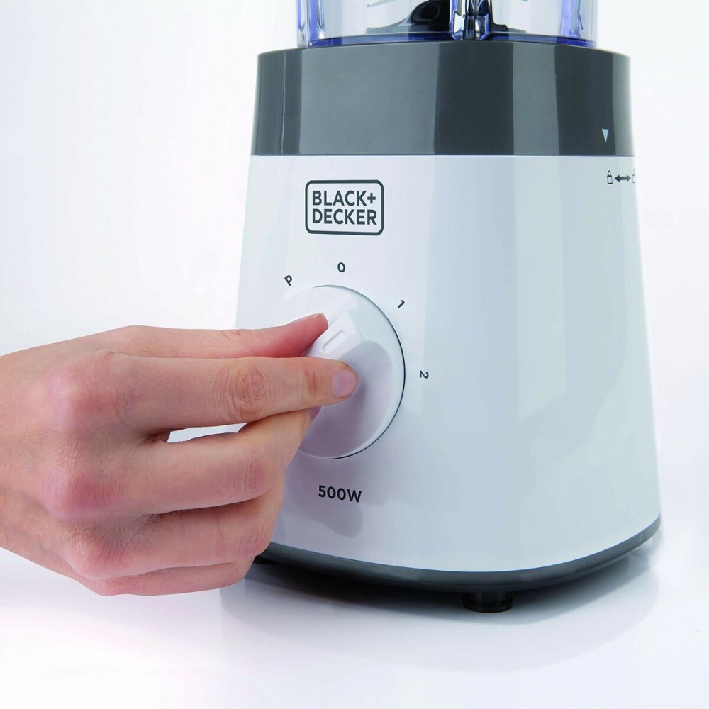 Standmixer Black & Decker BXJB500E Weiß Durchsichtig 500 W 1,5 L