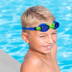 Bestway Lunettes de Natation en Silicone pour Adultes Anti-buée Couleur Assortie +14 Ans Plage et Piscine 21051