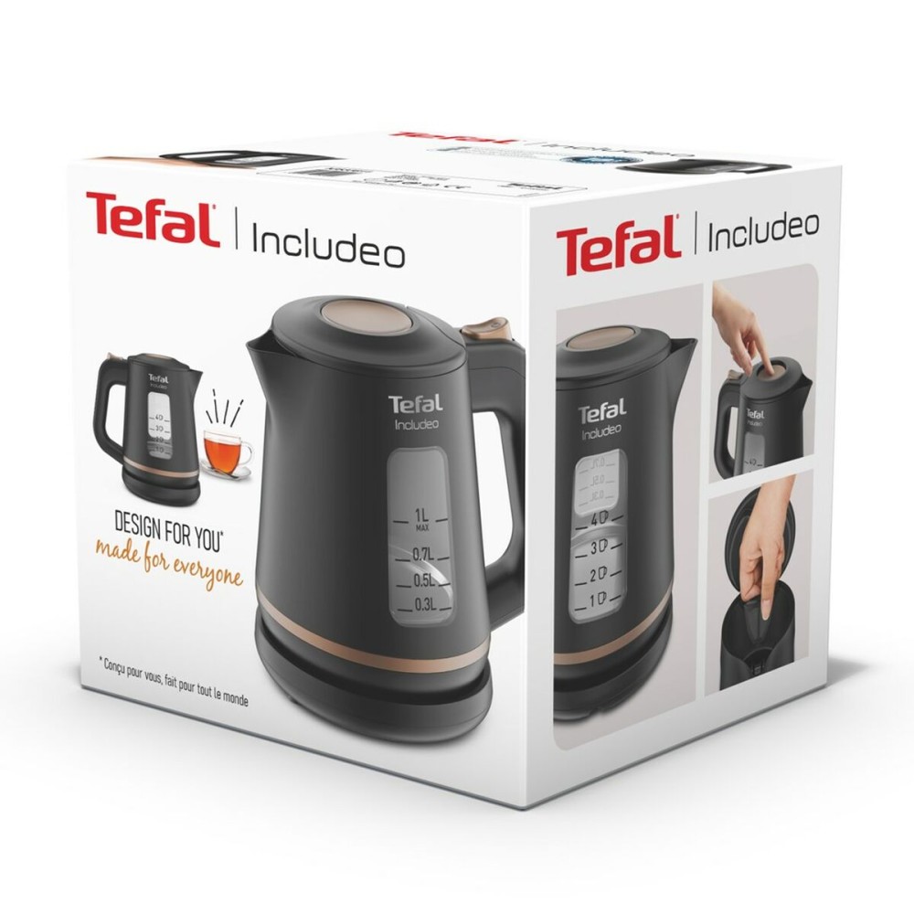 Wasserkocher Tefal KI5338 Schwarz Kunststoff 2400 W 1 L