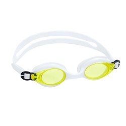 Bestway Lunettes de Natation Enfant Bande Silicone Couleur Assortie Antibuée +3 Ans Plage et Piscine 21110