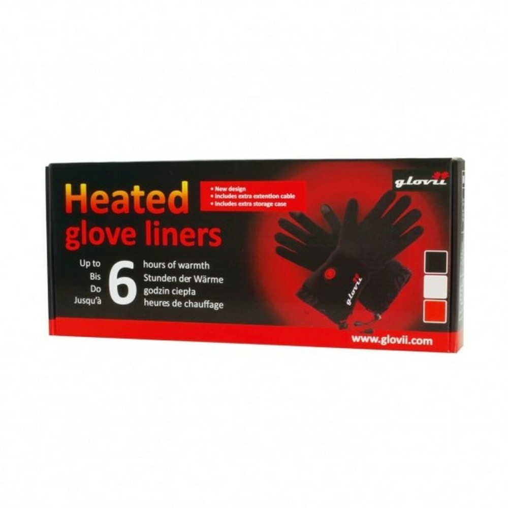 Handschuhe Glovii GLBM Schwarz Rojo/Blanco S/M 2 Stücke