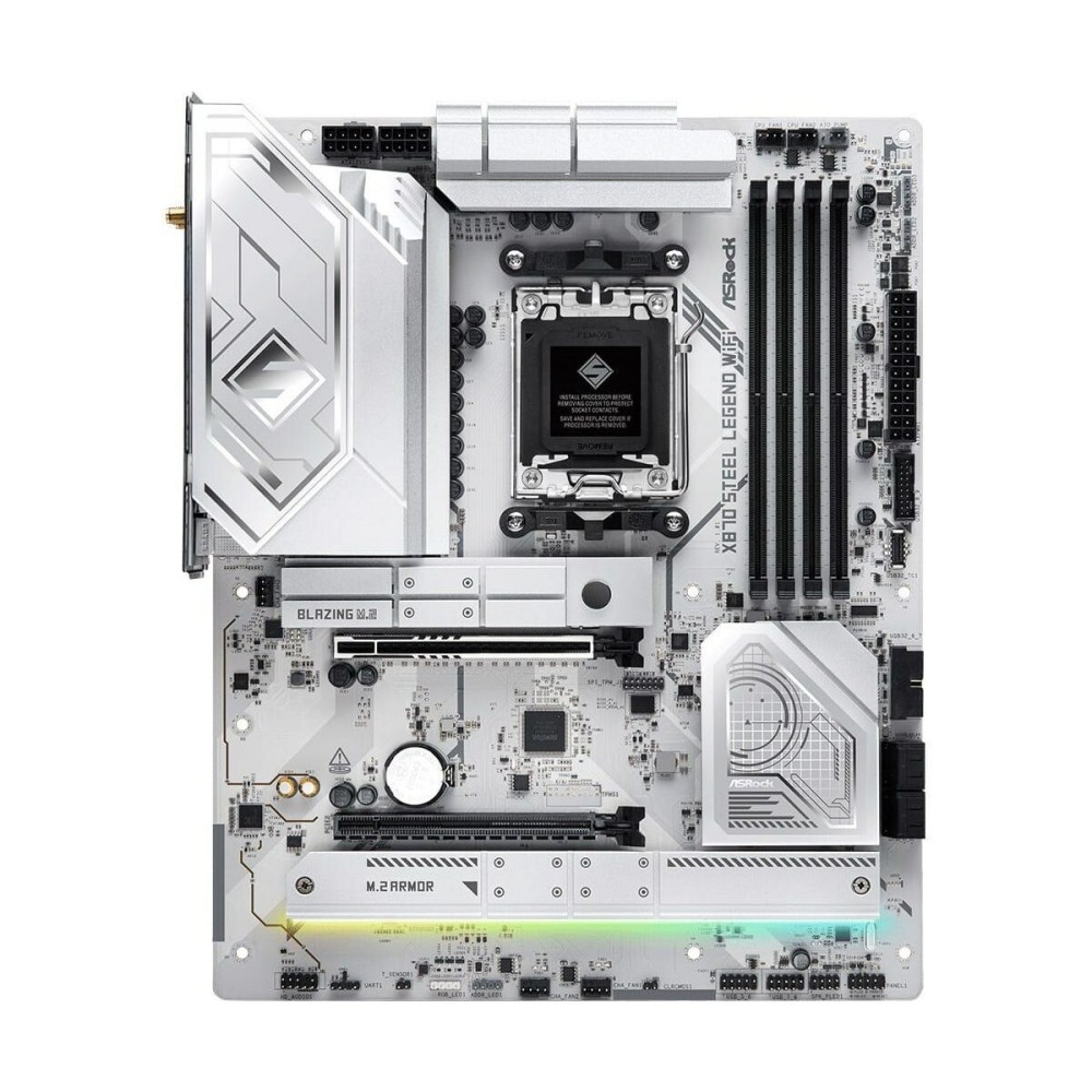 Carte Mère ASRock X870 Steel Legend WiFi Intel Wi-Fi 6 AMD AM5 AMD X870