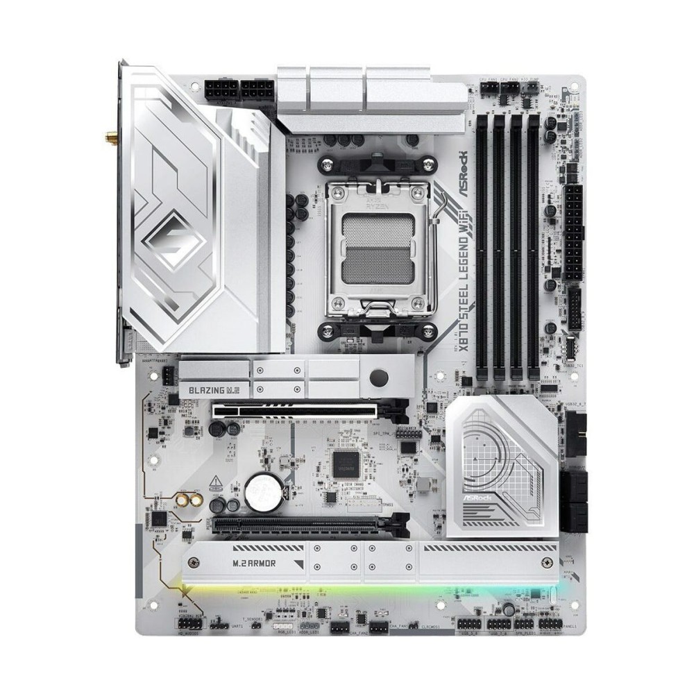 Carte Mère ASRock X870 Steel Legend WiFi Intel Wi-Fi 6 AMD AM5 AMD X870