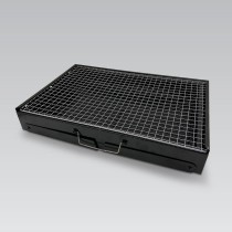Coal Barbecue with Wheels Feel Maestro MR-1010 Black Metal