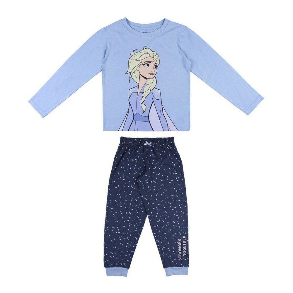 Schlafanzug Für Kinder Frozen Hellblau