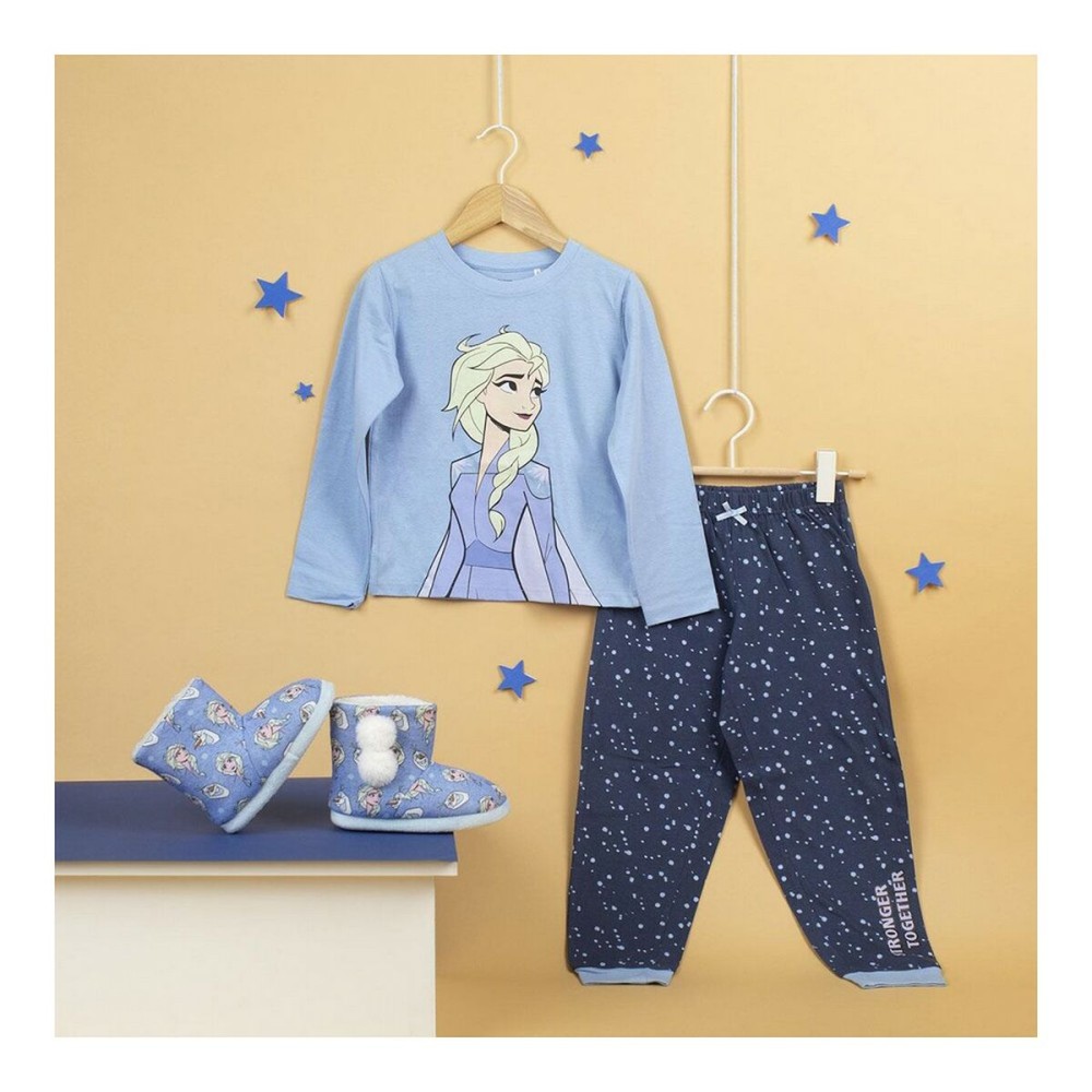 Pyjama Enfant Frozen Bleu clair