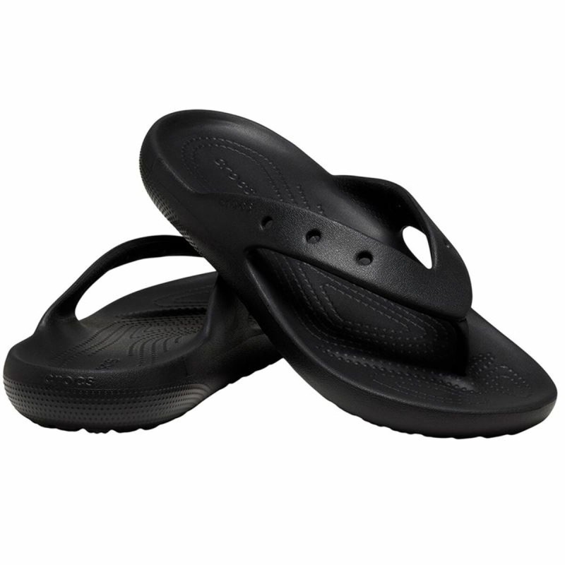 Flip Flops für Kinder Crocs Flip v2 Schwarz