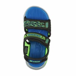 Kinder sandalen Skechers Lights Thermo-Splash Schwarz