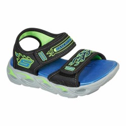 Kinder sandalen Skechers Lights Thermo-Splash Schwarz