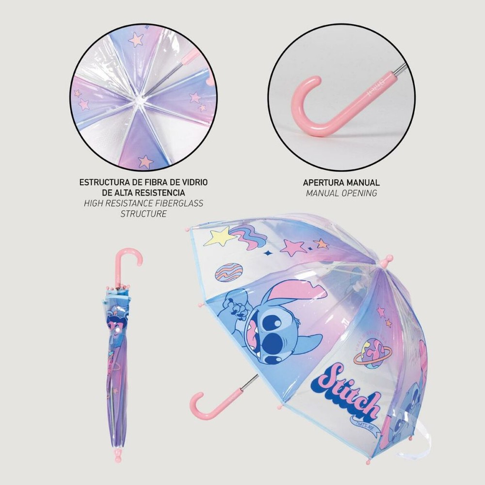 Umbrella Stitch Blue Ø 71 cm